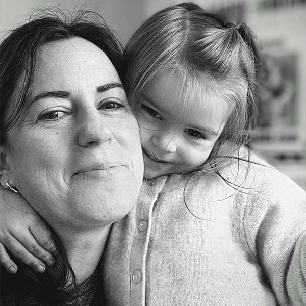 Helen with Daughter smiling and ready to help women through menopause.