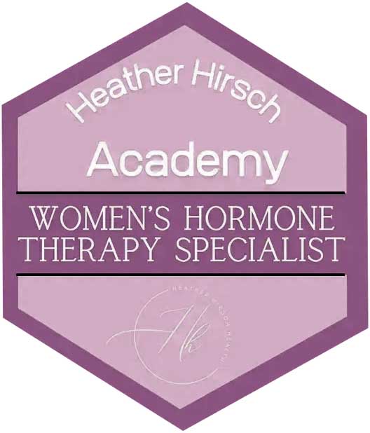 Heather Hirsch Academy Women's Hormone Therapy Specialist Logo.